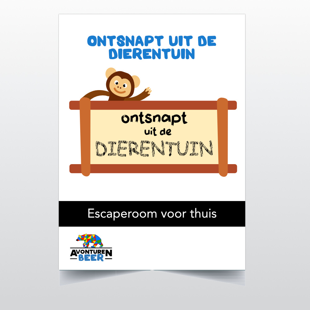 ontsnapt uit de dierentuin escaperoom voor thuis